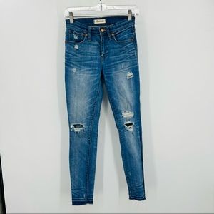 Madewell 9” High Rise Skinny Jeans 25